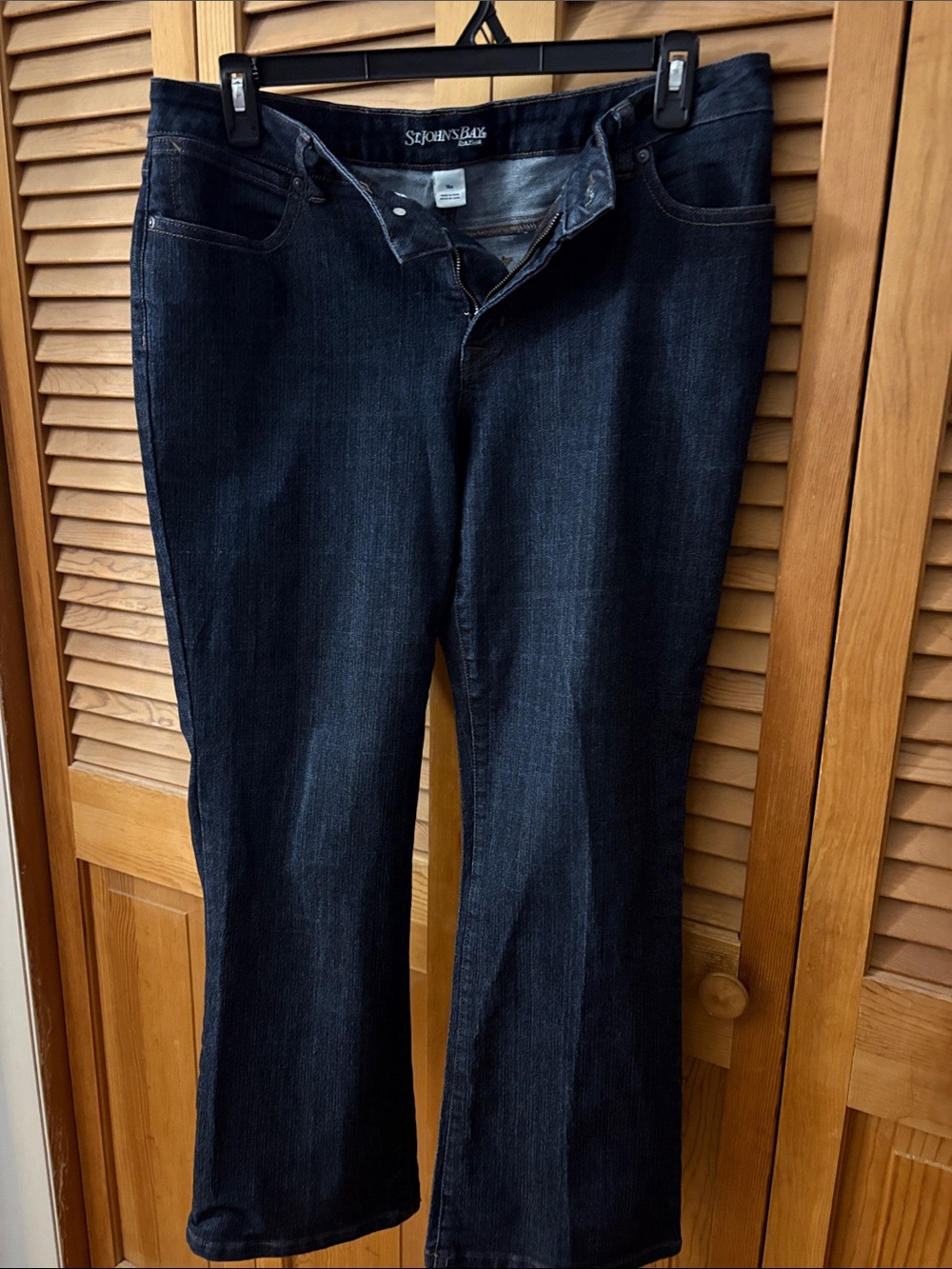 St. John's Bay Deep Indigo Boot Cut Jeans